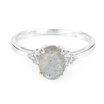 Anello in argento con Labradorite