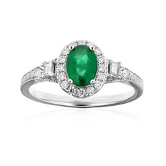 Anello in oro con Smeraldo Zambia AAA (CIRARI)