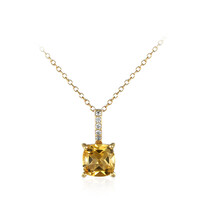 Collana in argento con Citrino