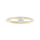 Anello in oro con Diamante IF (G) (de Melo)
