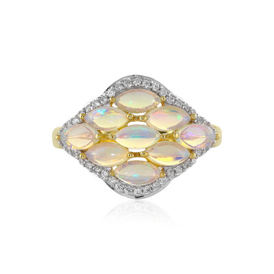 Anello in argento con Opale di Welo