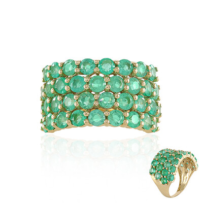 Anello in oro con Smeraldo Russo