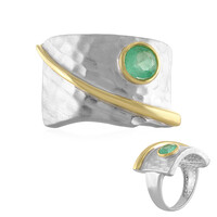 Anello in argento con Smeraldo Etiope