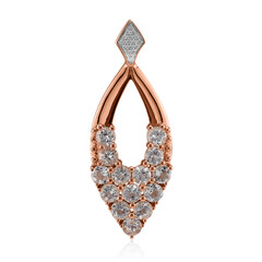 Ciondolo in oro con Danburite Rosa del Messico