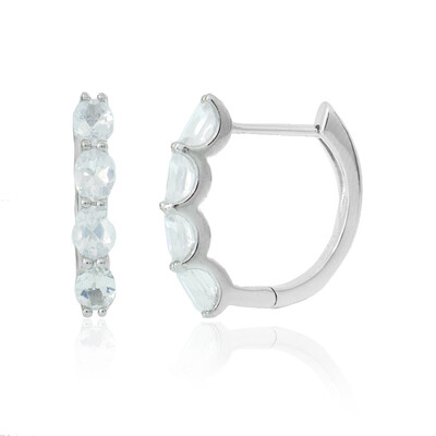 Orecchini in argento con Quarzo Blue Moon