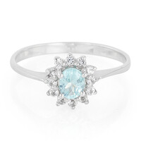 Anello in argento con Apatite Blu