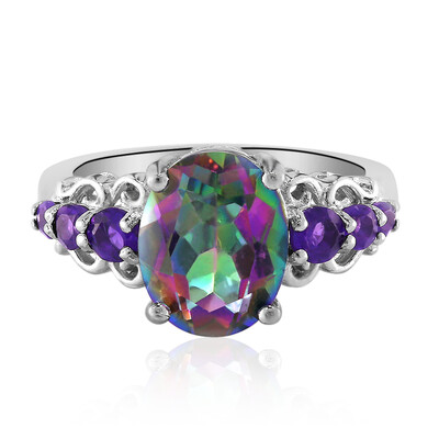 Anello in argento con Quarzo Mistico