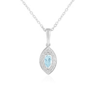 Collana in argento con Acquamarina
