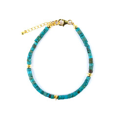 Bracciale in argento con Turchese
