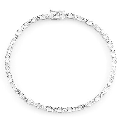 Bracciale in argento con Diamante I2 (J)