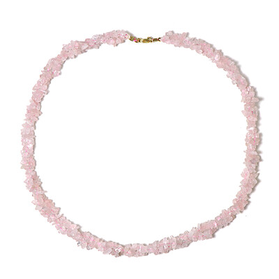 Collana in argento con Quarzo Rosa