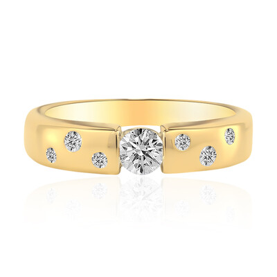 Anello in oro con Diamante IF (D) (Annette)