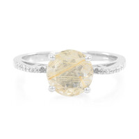 Anello in argento con Quarzo Rutilato
