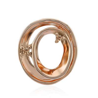 Ciondolo in argento con Diamante Rose de France SI1 di Argyle (Annette)
