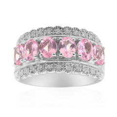 Anello in oro con Spinello Birmano Rosa (CIRARI)