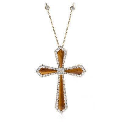 Collana in oro con Occhio di Tigre (CIRARI)