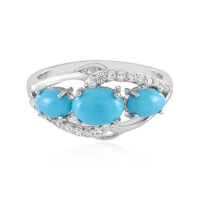 Anello in argento con Turchese Sleeping Beauty (Faszination Türkis)