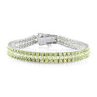 Bracciale in argento con Peridoto