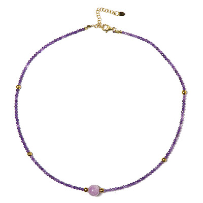 Collana in argento con Kunzite