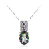 Collana in argento con Quarzo Mistico