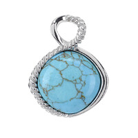 Ciondolo in argento con Turchese