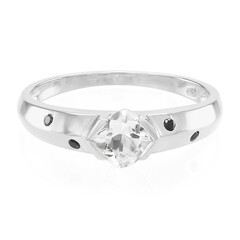 Anello in argento con Goshenite