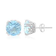 Orecchini in argento con Topazio Blu Cielo