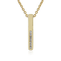 Collana in oro con Diamante I2 (J) (de Melo)