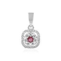Ciondolo in argento con Tormalina Rosa
