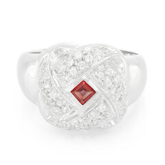Anello in argento con Rubino Tramonto