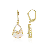 Orecchini in argento con Opale di Welo