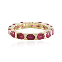 Anello in argento con Rubino del Madagascar