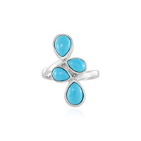 Anello in argento con Turchese Sleeping Beauty