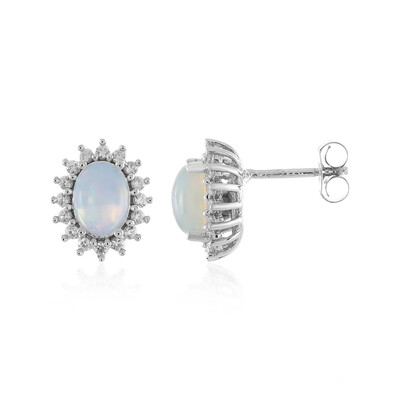 Orecchini in argento con Opale di Welo