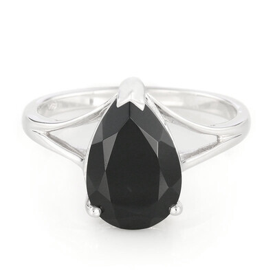 Anello in argento con Onice Nero