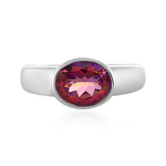 Anello in argento con Topazio Mistico Porpora
