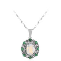 Collana in argento con Opale di Welo
