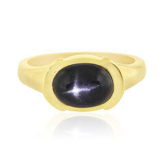 Anello in argento con Diopside Stellato d'India