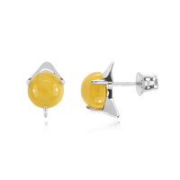 Orecchini in argento con Ambra Baltica