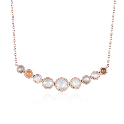 Collana in argento con Pietra di Luna Blu (KM by Juwelo)