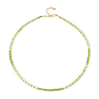 Collana in argento con Peridoto