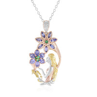 Collana in argento con Tanzanite (Gems en Vogue)