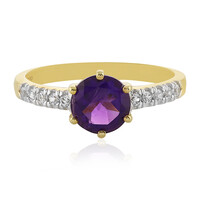 Anello in argento con Ametista