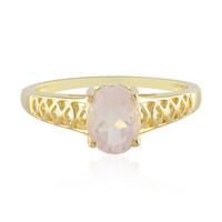 Anello in argento con Quarzo Rosa
