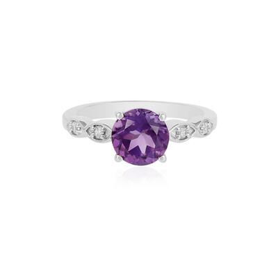 Anello in argento con Ametista Siberiana