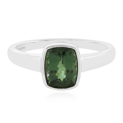 Anello in argento con Apatite Cromo