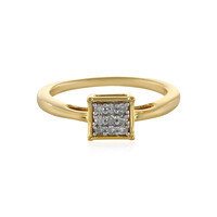 Anello in argento con Diamante I1 (I)