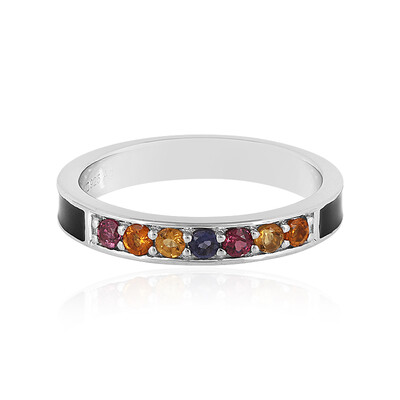 Anello in argento con Iolite