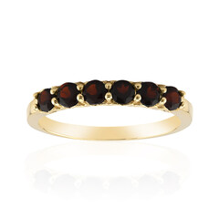 Anello in argento con Granato