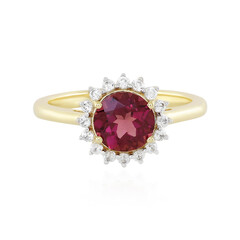 Anello in argento con Granato Malawi